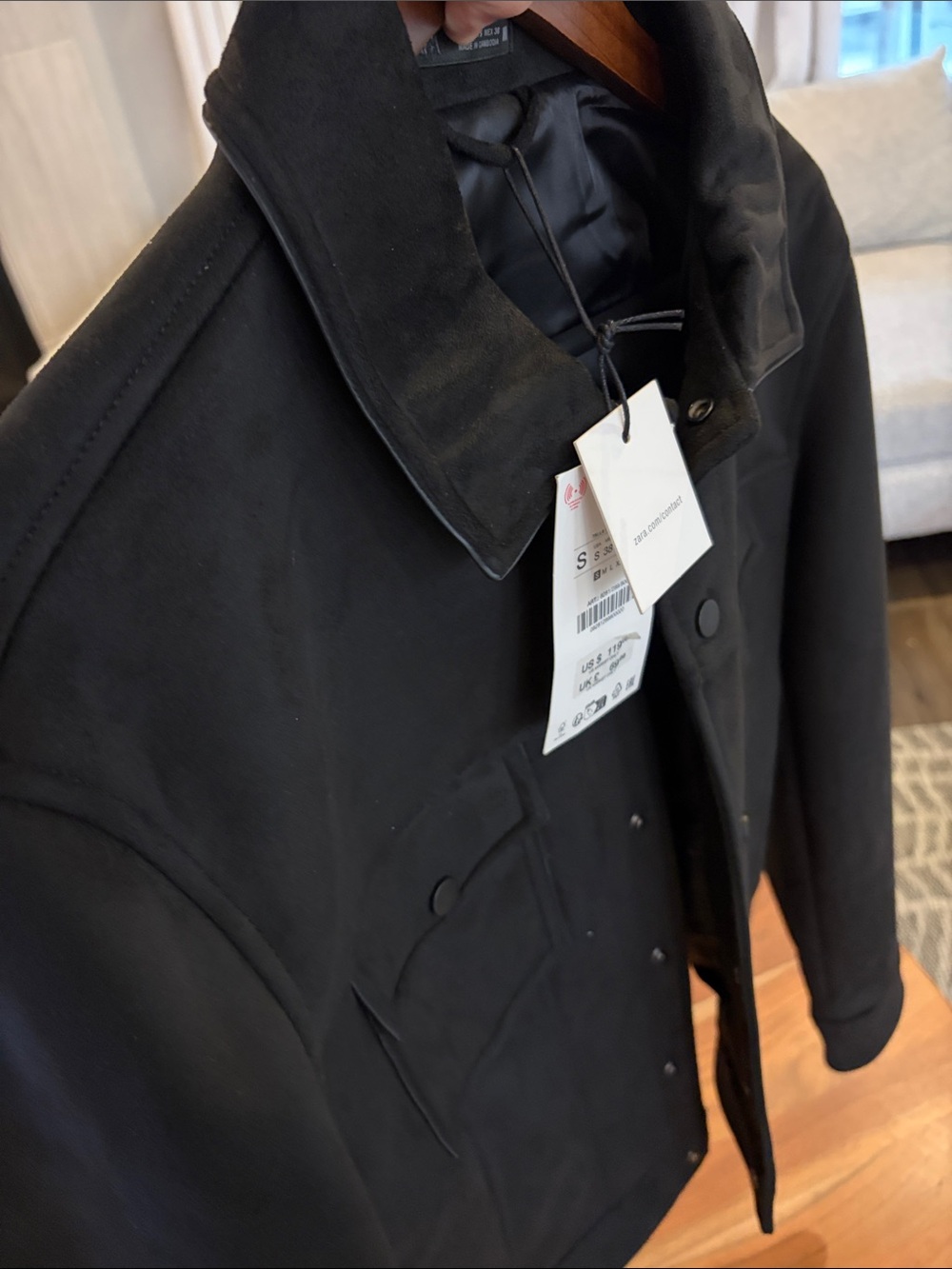 🆙 New men’s Zara Jacket heavy weight - Picture 10 of 10